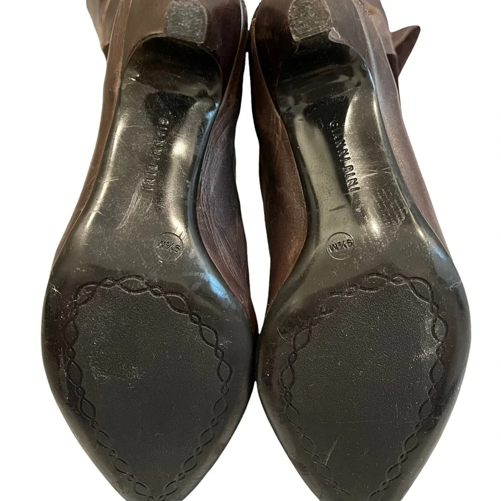 Gianni Bini Vintage Leather Knee High Boots - Picture 13 of 13